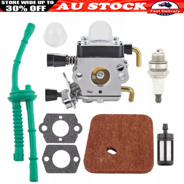 New Carburetor for STIHL FS55 FS55R FS55RC KM55 HL45 KM55R FS38 w/ fuel line kit