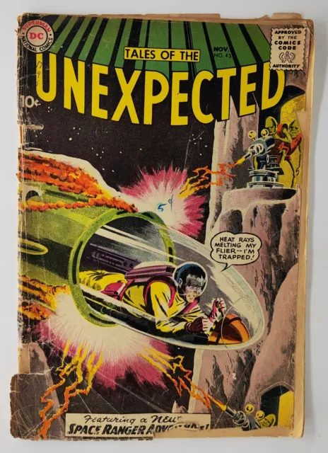Tales of the Unexpected #43 FR/GD 1st Space Ranger Cover 1959