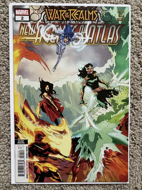 War Of Realms New Agents Of Atlas #2 2Nd Print Vfnm See Pics Marvel Comics 2019