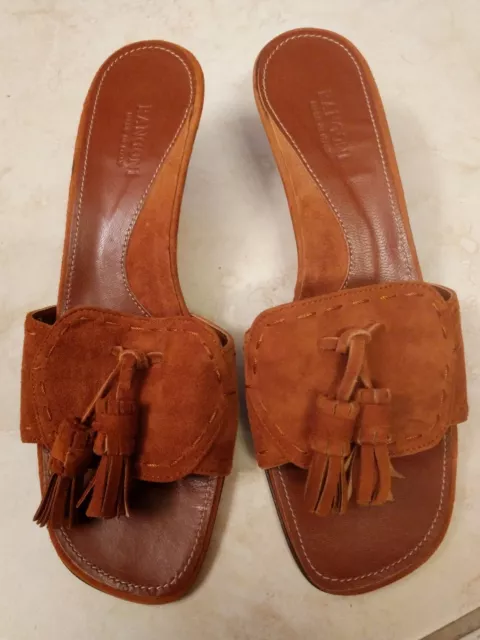 Rangoni 6.5 Brown Dress Sandals Tassels Women's Shoes. Retail $160