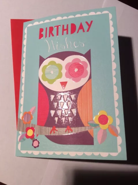 Birthday Wishes , greetings CARD & ENVELOPE FREEPOST  U.K.