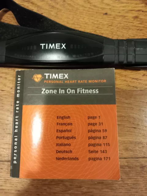NEW TIMEX T5G971 LCD Digital Personal Trainer Heart Rate Monitor
