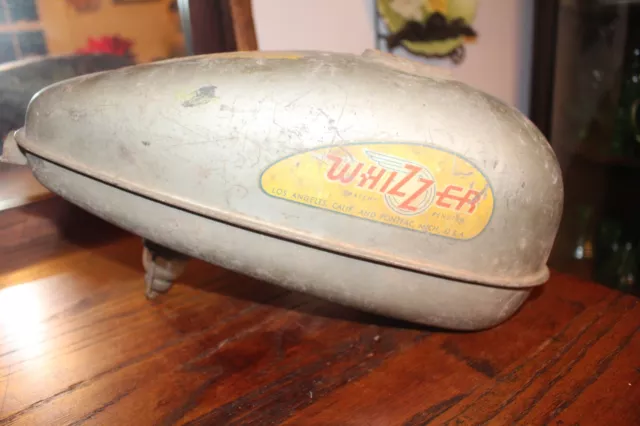Original Whizzer  Gas tank Schwinn bicycle bike Fuel Great Patina Vintage OEM
