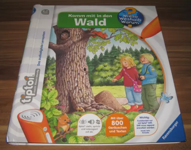 Tiptoi Whieso Why: Comm with in den Wald (Ravensburger 2010) libro Z2-