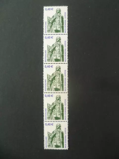 Bund Rollenmarken, SWK MiNr.  2375 ** postfrisch MNH, 5er-Streifen mit Nummer