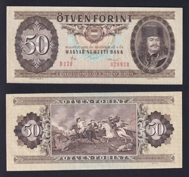 Hungary 50 Forint 1986 P 170g Spl XF+ B-05