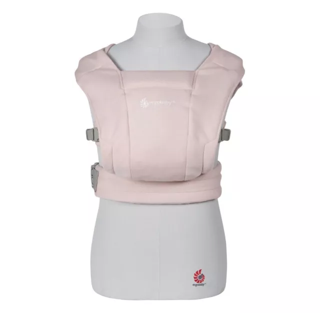 Ergobaby Embrace Cozy Newborn Essentials Baby Carrier Wrap Ponte Knit Blush Pink