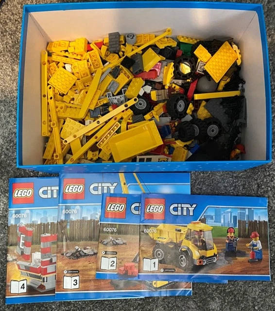 LEGO CITY 60076 Demolition Site complete with box and instructions 53.00 PicClick UK