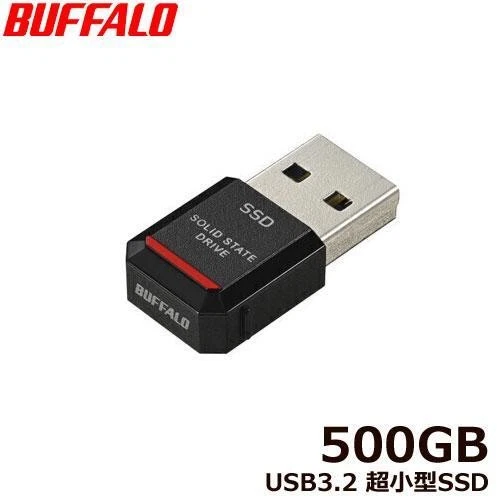 BUFFALO SSD Portátil De 500 GB - USB 3.2 A Y C Compatible Con Unidad De