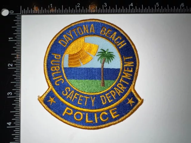 VINTAGE OBSOLETE Daytona FL Florida Public Safety Police Dept Patch