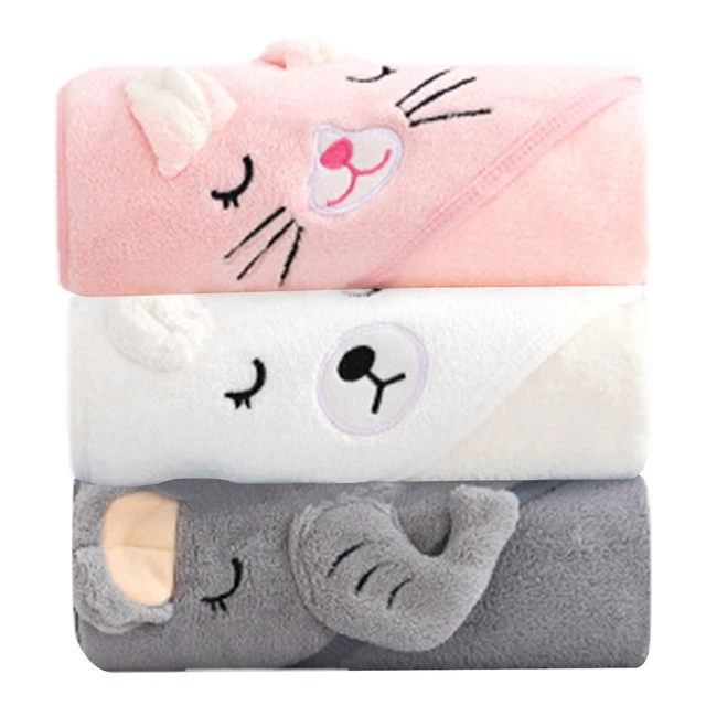 Ultra Soft and Super Absorbent Baby Bath Hooded Towels for Newborn Infant Toddle