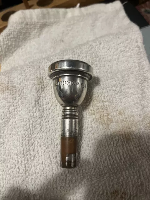 Bach Corp 6 1/2 AL Large Shank Trombone Mouthpiece Bach Corp 6 1/2 AL Large Shank Trombone Mouthpiece