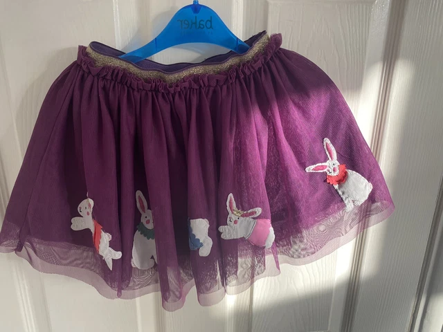 Mini gonna coniglio tulle pavimento 4-5