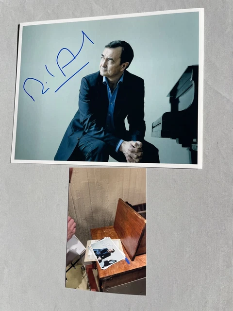 PIERRE-LAURENT AIMARD pianist in-person signed photo 8x10 autograph +proof photo