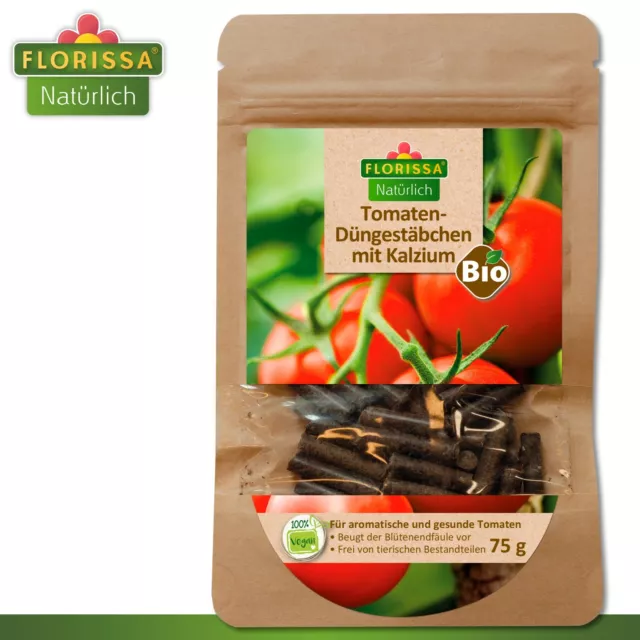 Florissa 75 Outil Tomaten-Düngestäbchen Avec Calcium Bio Engrais Tomate