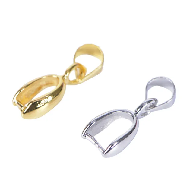 12Pcs/lot Pendants Clasps Clips Bails Connectors Charm Beads Jewelry FindingH-tz