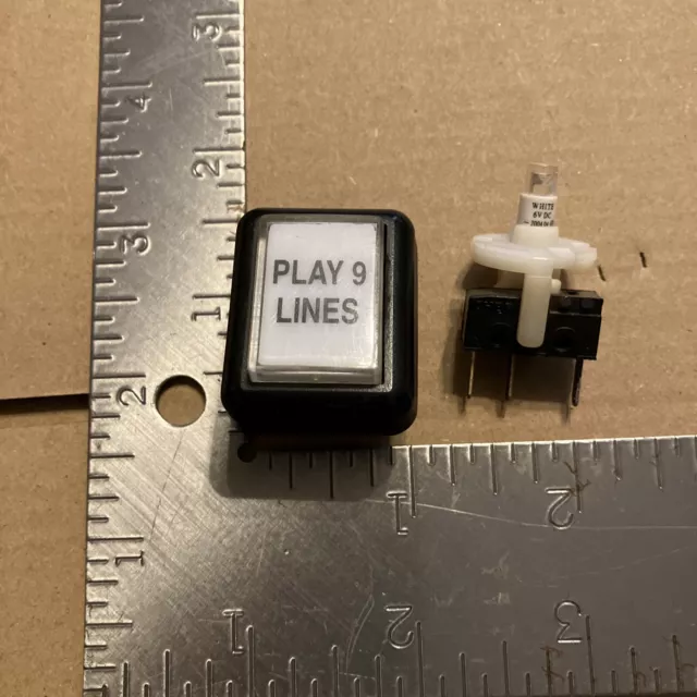 Bally Evo Play 9 Lines Button With Bulb