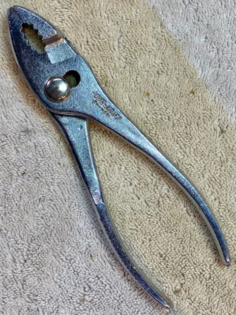 Vintage Montgomery Wards Powr-Kraft 6-1/2” Slip-Joint Pliers No. 84-4651