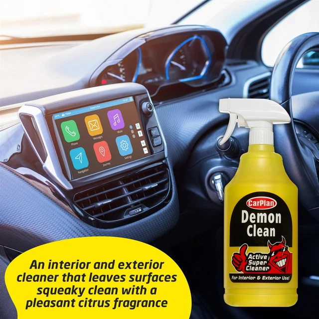 CARPLAN DEMON CAR Wash Detailing Active Interior Exterior Super Clean 1L £15.99 PicClick UK