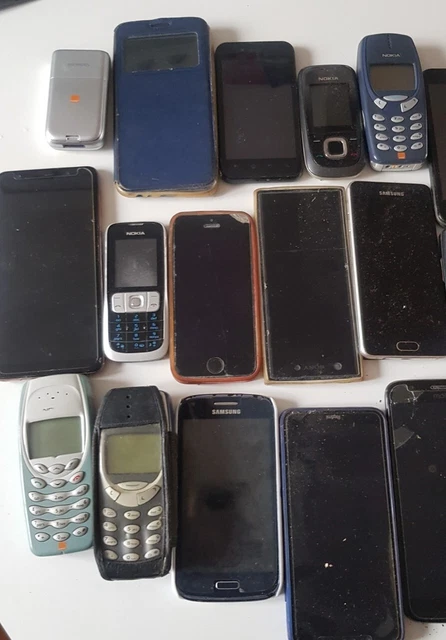 Lot De 4 Téléphones HS Pour Pièces Détachées - Pour Bricolage Ou Récupération