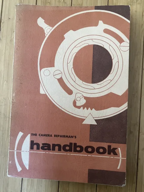 1966 The Camera Repairman's Handbook foto Canon Nikon libro de datos de reparación de lentes
