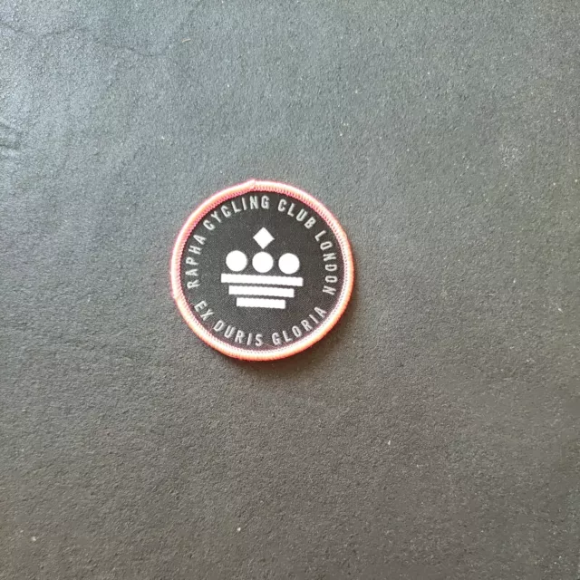 Rapha Cycling Club RCC London Roundel Iron On Patch Badge Pink Crit - New .,