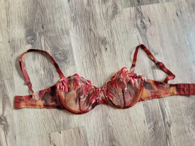 Passionata Balconett Spitzen Bh . Ausgefallen mehrfarbig  70D Gebraucht 