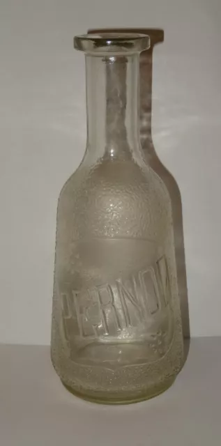 Ancienne Bouteille, Carafe En Verre Pour Eau Publicite, Pub, Pernod