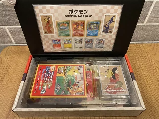 [ Complete Set ] Pokemon Stamp Box Stamps & Promo Cards Included from Japan