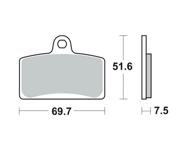 Garnitures de frein TRW MCB780