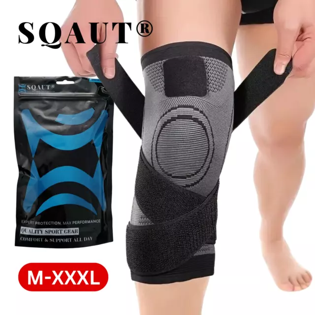 Kniebandage Kniestütze Knie Schmerzen Kompression Sport Bandage Knieschoner Bein