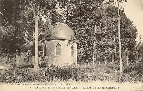 Cpa Notre Dame Des Anges L'abside De La Chapelle