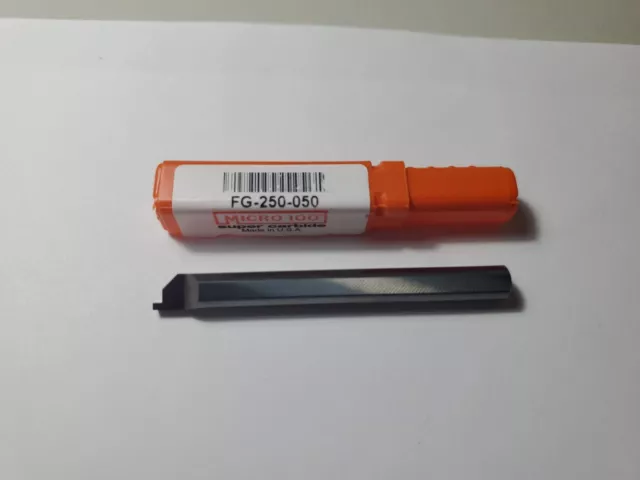 Micro 100 Carbide Face Grooving Tool  FG-250-050 ( .05 WIDE  X .25 SHANK  )