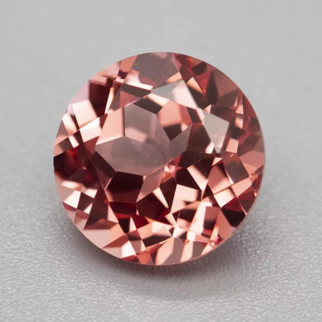 Padparadscha Moissanite Diamonds 3-10mm Loose  Round Best Quality