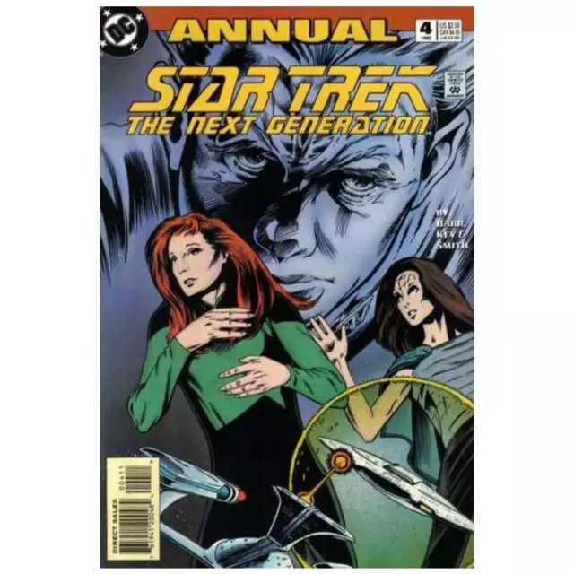 Star Trek: The Next Generation (1989 series) Annual #4 in NM +. DC comics [s