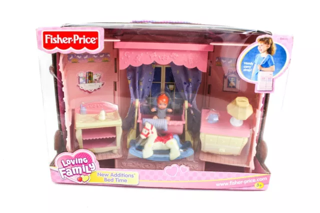 NEW Fisher Price Loving Family Dollhouse NEW ADDITIONS BED TIME BABY GIRL ROOM