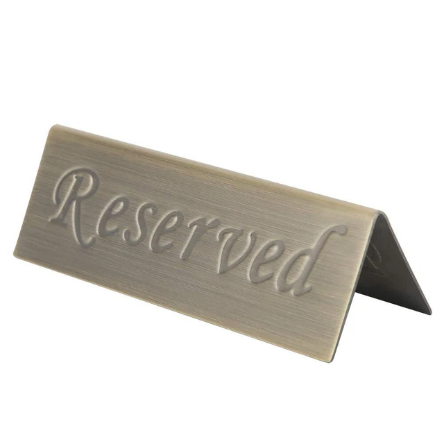 CLEVER SIGNS Segnali riservati da tavolo, confezione da 25, per matrimoni, ricevimenti, Natale, eventi, feste e celebrazioni, biglietti riservati per tavoli, acquerello verde