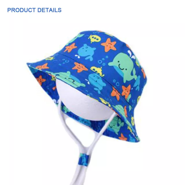 Baby Sun Hat Summer Beach Hat Bucket Cap Newborn Toddler Kids Boy Girl0-10 Years 2