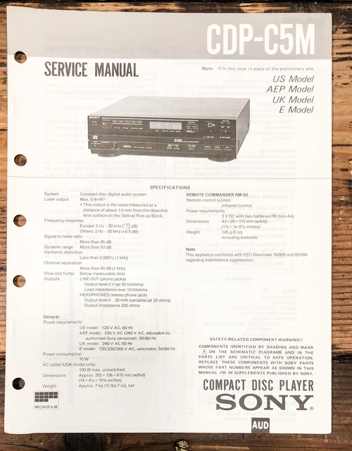 Vintage Manuals, Vintage Parts & Accessories, Vintage Audio