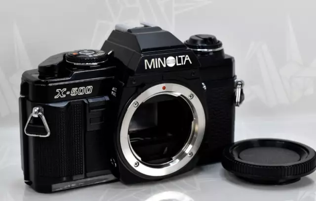 [Near MINT] Minolta X-500 SLR 35mm Film Camera Body New Seal SR Mount From JAPAN