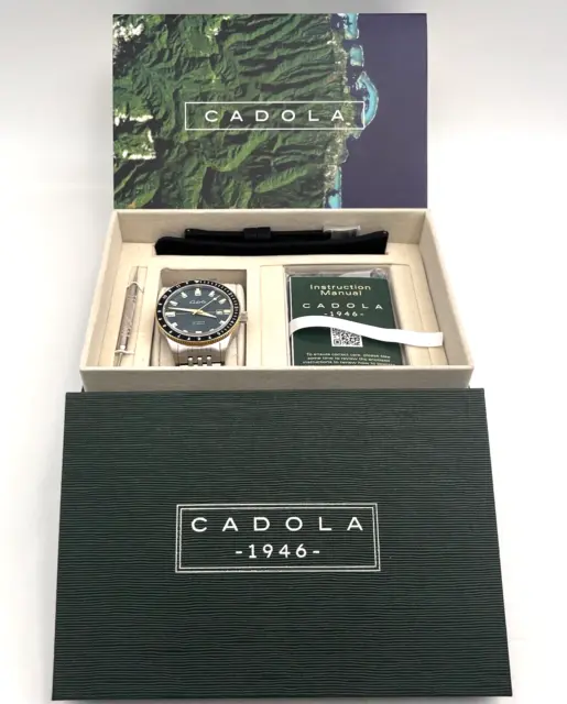 Cadola CD-1006 Tahiti Automatic 21J Date Just Limited Edition Wrist Watch W Box.