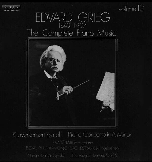 EDVARD GRIEG - L'intégrale de la musique pour piano Volume 12 :... EUR ...