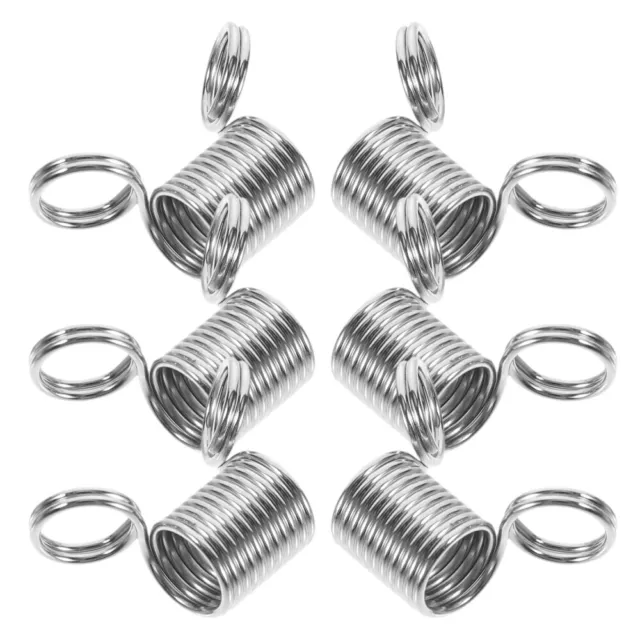 6 Pcs Jewelry Beading Stopper Making Supplies Metal Spring for