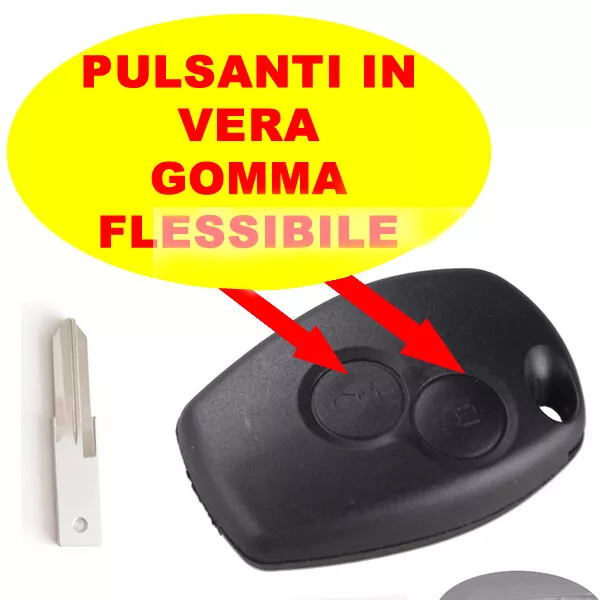 COVER CHIAVE GUSCIO 1 PEZZO COMPATIBILE CON DACIA COMPATIBILE KEY 2 TASTI ks