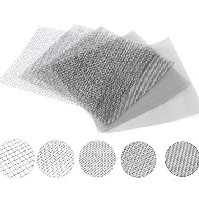 Stainlesss Steel #4 to #400 Mesh Micron True Fine Screen Filtration Filter