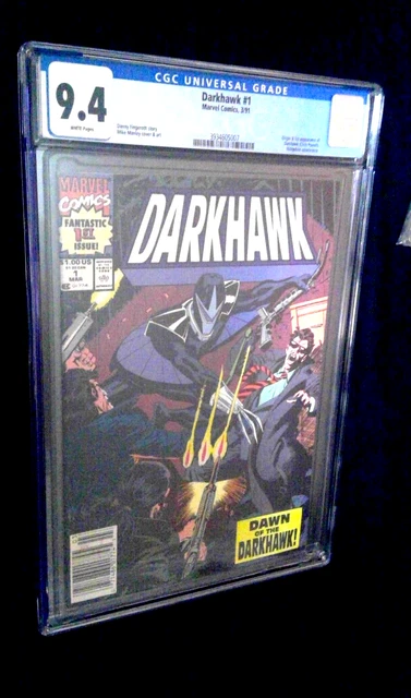 Marvel DARKHAWK #1 CGC 9.4 💎 Origin and 1st Appearance / Newsstand!! rare