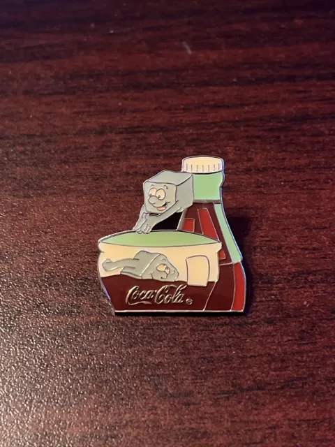 Vintage 1997 Coca Cola Swimming Ice Cubes Pin