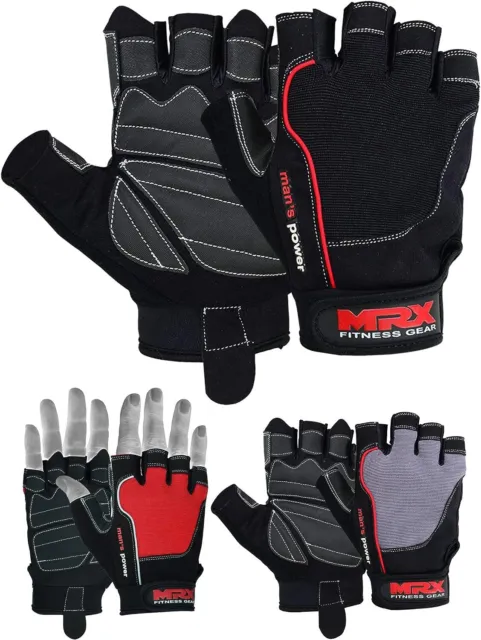 MRX Weight Lifting Gloves Workout Fitness Cycling Glove Gym Training Exercise