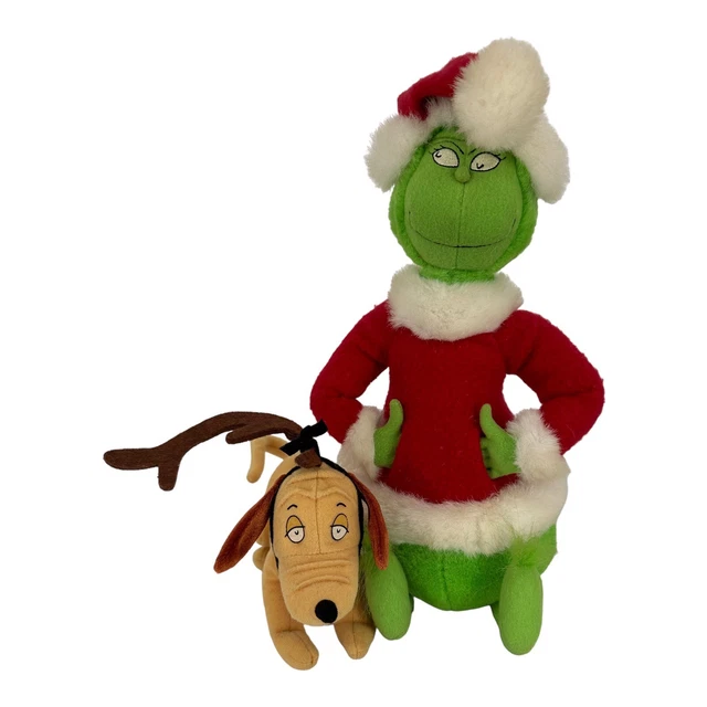 DR SEUSS THE Grinch Max The Dog Stuffed Plush Animal 1998