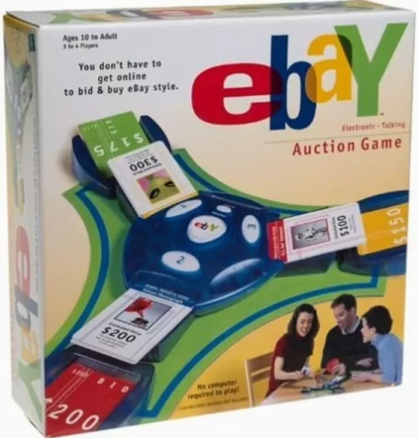 eBay Electronic Talking Auction Game Ages 10 to Adult 3 to 4 players NEW